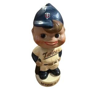 Vtg 1960s Minnesota Twins Baseball Mini Bobblehead Nodder Figurine Collectible